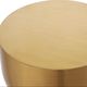 Uttermost® Golden Vessel Gold Accent Table-4