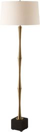Uttermost® Shino Antique Brass Floor Lamp-3