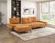 Homelegance® Dominic 2-Piece Orange Left-Arm Facing Sectional and Chaise-1