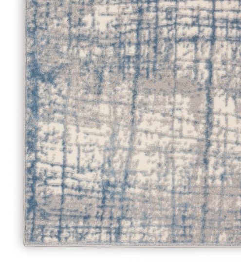Nourison Home™ CK950 Rush Ivory Blue 5'x7' Area Rug-2