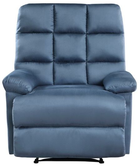 Homelegance® Colin Blue Reclining Chair-1