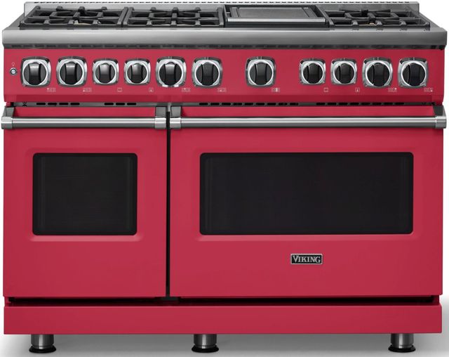 Viking® 7 Series 48'' Valentine Pro Style Dual Fuel Range with Griddle-2
