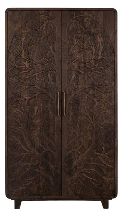 Classic Home Albero Kona Brown Tall Cabinet-2