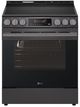 LG 30" PrintProof™ Black Stainless Steel Slide-In Electric Range with Fan Convection-2