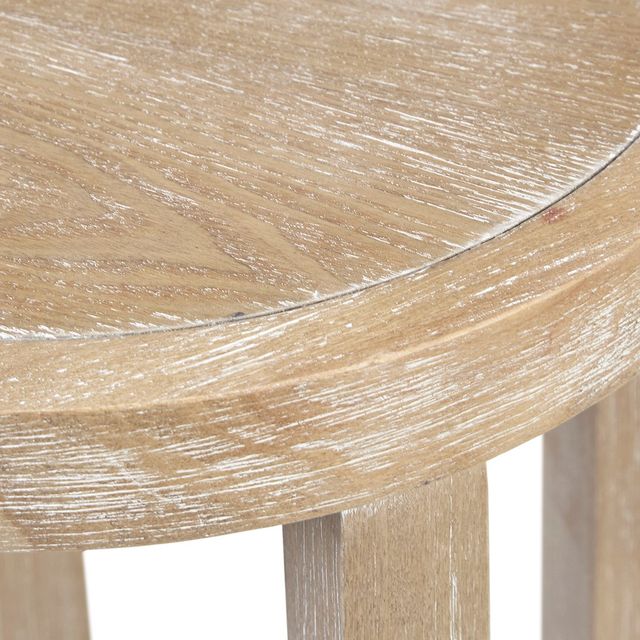 Olliix by Martha Stewart Reclaimed Wheat Harley Round Accent Table-3