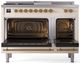 Ilve® Nostalgie II Series 48" Antique White Pro Style Dual Fuel Range-1