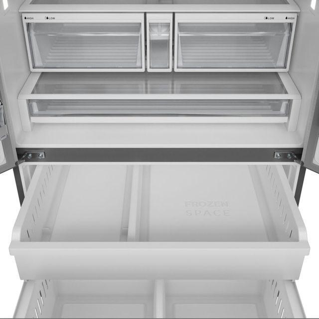 Thor Kitchen® 36" 28.9 Cu. Ft. Fingerprint Resistant Stainless Steel French Door Refrigerator with Ice and Water Dispenser-2