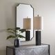 Uttermost® Lennox Satin Black Mirror-1