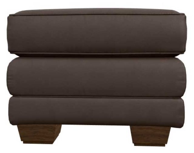 La-Z-Boy® Mackenzie Cognac Leather Ottoman-3