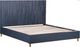 Modus Furniture Argento Navy Blue California King Panel Bed-2