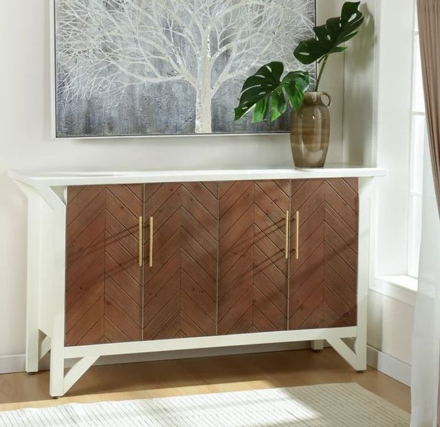 Stylecraft Norman Wyatt Home Amber/White Cabinet-1
