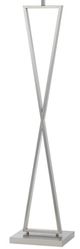 Cal® Lighting & Accessories Brushed Steel Floor Lamp-1