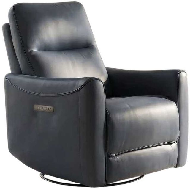 Liberty Furniture Remi Istria Midnight Leather Single Glider Power Recliner-0