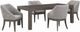 Liberty Furniture Cascade Falls 5-Piece Gray Mist/Satin Espresso Dining Set-0