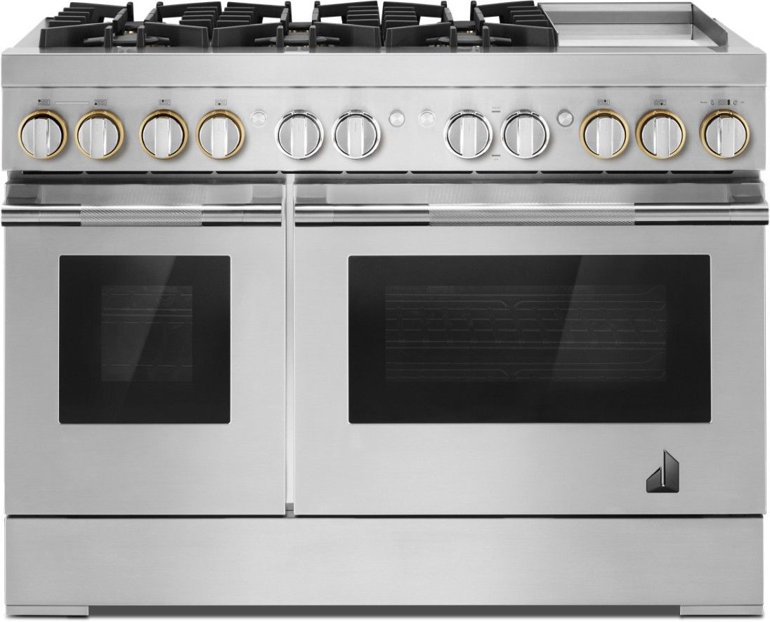 JennAir® RISE™ 48" Stainless Steel Pro Style Dual Fuel Natural Gas Range