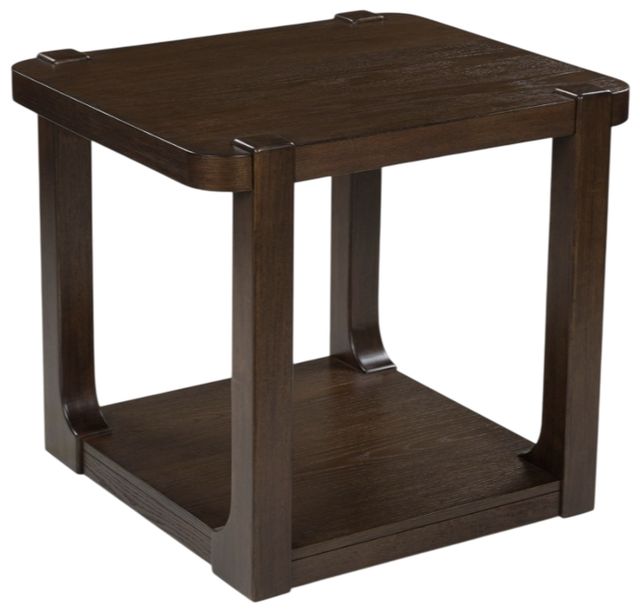 Signature Design by Ashley® Breckington Dark Brown Wood End Table-3