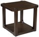 Signature Design by Ashley® Breckington Dark Brown Wood End Table-3