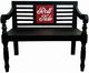 Million Dollar Rustic Black Bench-0