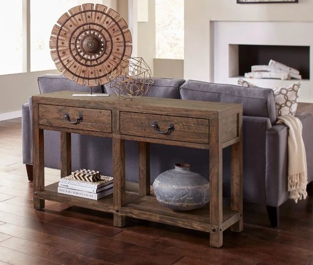 Modus Furniture Craster Smoky Taupe Console Table-1