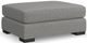 Charisma™ Otto Gray Accent Ottoman-0
