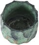 A & B Home Green Small Round Planter-1