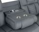 Global Furniture USA U7068 Gray Power Console Reclining Loveseat-4