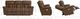 La-Z-Boy® Mateo Chocolate Leather Power Wall Reclining Sofa with Headrest-4