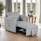 Furniture of America® Denholme Gray Chair-2