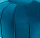 Surya Cotton Velvet Teal Ottoman-1