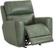 Leather Italia™ Cambria Ladero Sage Moss Power Glider Recliner-0