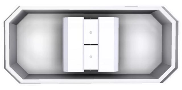 Vent-A-Hood® Designer Series 66" White Island Range Hood-2