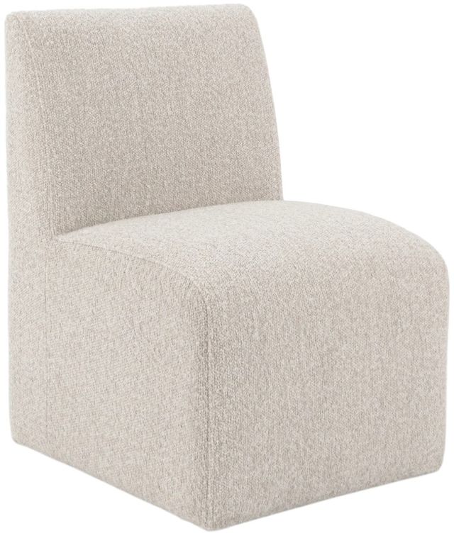 Classic Home Brighton Coastal Sand Upholstered Dining Chair-0