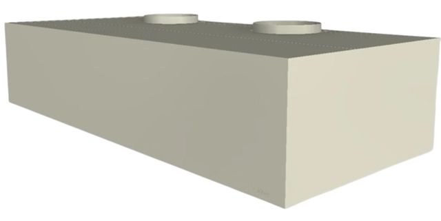 Vent-A-Hood® 54" Biscuit Wall Mounted Range Hood-1