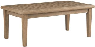Signature Design by Ashley® Gerianne Grayish Brown Wooden Outdoor Cocktail Table