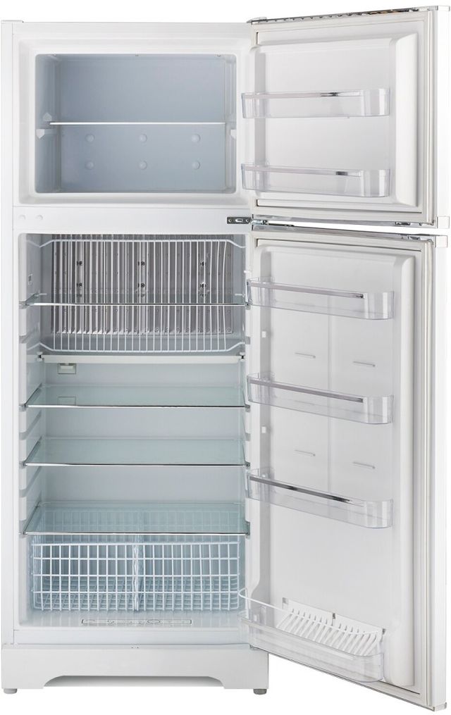Unique® Appliances  27" 14 Cu. Ft. Marshmallow White Classic Retro Propane Top Freezer Refrigerator-1