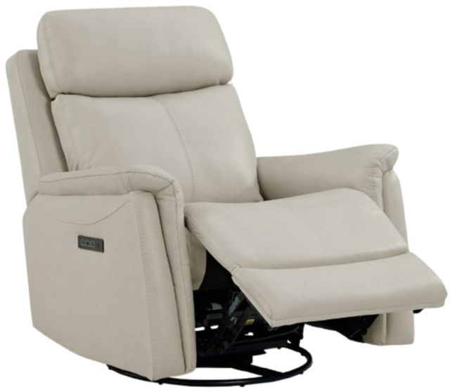 Liberty Furniture Rowland Aline Pristine Leather Power Swivel Glider Recliner-1