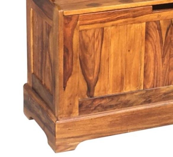 Jaipur Furniture Cube Brown Small Storage Seat-1