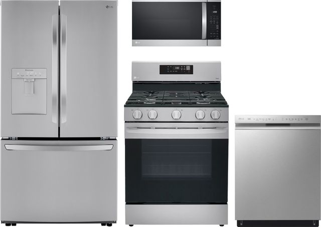 LG 4 Piece Stainless Steel Gas Kitchen Package-0