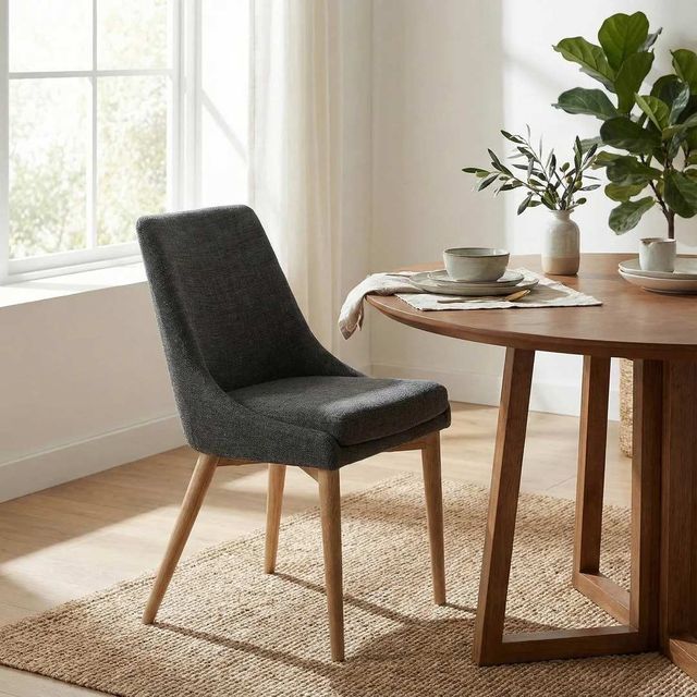 LH Home Fritz Natural/Slate Dining Side Chair-1