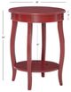 Powell® Rainbow Red Side Table-2