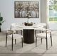ACME Furniture Jaramillo 2-Piece Beige/Black Dining Side Chair Set-1