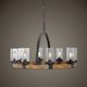 Uttermost by Kalizma Home Atwood Bronze Wagon Wheel Pendant Light-5