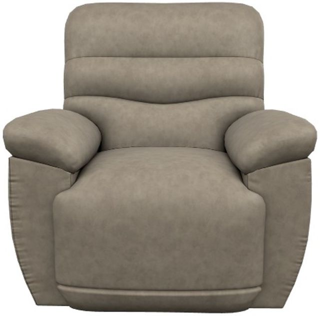 La-Z-Boy® Joshua Mushroom Power Rocking Recliner with Headrest-1