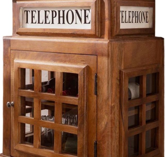Jaipur Furniture Tone Brown Side Cabinet-1