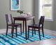 Linon Kentucky 2-Piece Espresso Brown Dining Chair Set-1