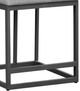 Intercon Navarro Gray/Mocha Fabric/Metal Outdoor Barstool-2