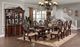 Furniture of America® Normandy 2-Piece Brown Cherry/Tan Side Chair Set-1