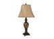 Nationwide Furniture Distributors Two Brown/Beige Lamps-1