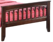 Night & Day Furniture™ Zest Bedroom Sasparilla Dark Chocolate Twin Panel Bed-1
