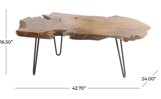 Deco Marche Brown Coffee Table-3